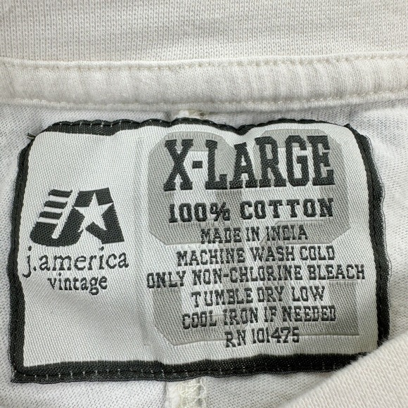 VINTAGE Penn State Shirt Mens XL White Long Sleeve NCAA Football Spellout 90s - Picture 6 of 15